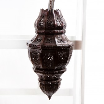 Metalowa lampa ażurowa w marokańskim stylu rękodzieło  Maroko Sklep